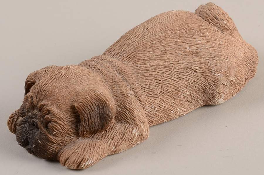 Dogs Lil'Snoozers- Pug Snoring/Fawn - Boxed by Sandicast Sculpture-1
