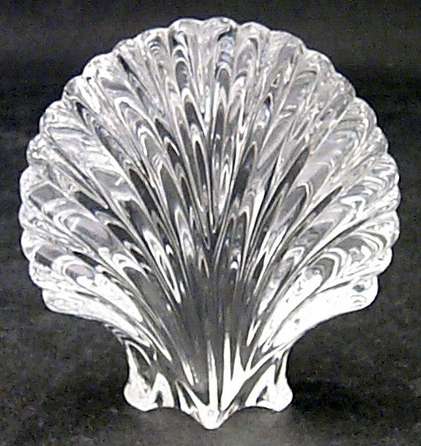 St Louis Figurines Scallop - Clear  - No Box by St Louis-1