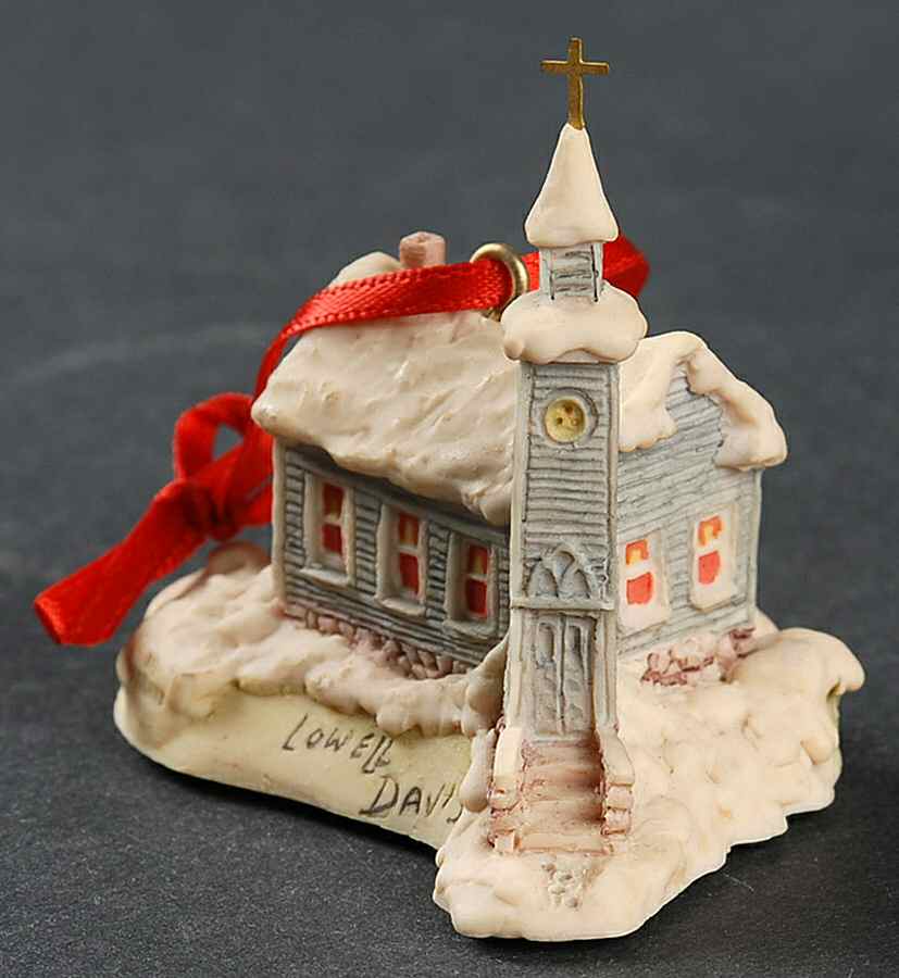 Country Christmas Country Church - No Box by Schmid-1