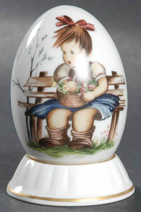 Annual Hummel Egg The Flower Basket - No Box by Schmid-1