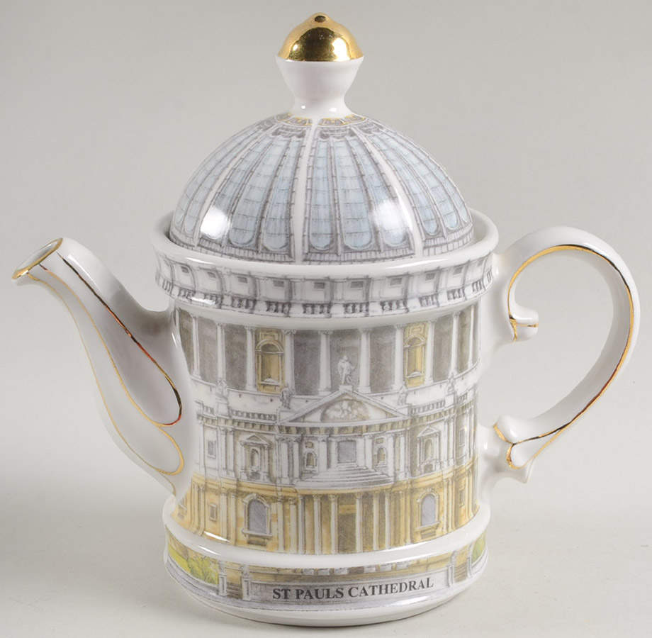 Sadler Tea Pot St Pauls Cathedral - No Box by Sadler-1