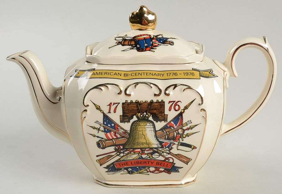 Sadler Tea Pot American Bicentenary 1776-1976 - Boxed by Sadler-1