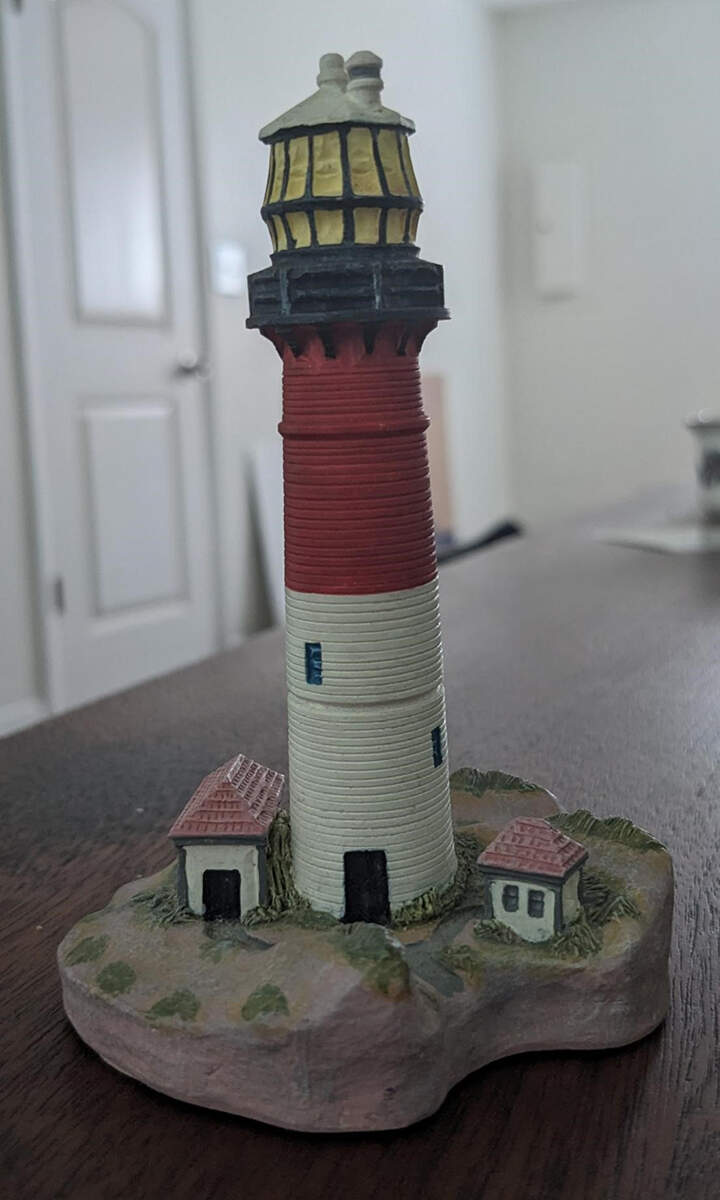 Lighthouse Miniatures Barnegat Light-Nj - No Box by Spoontiques-1