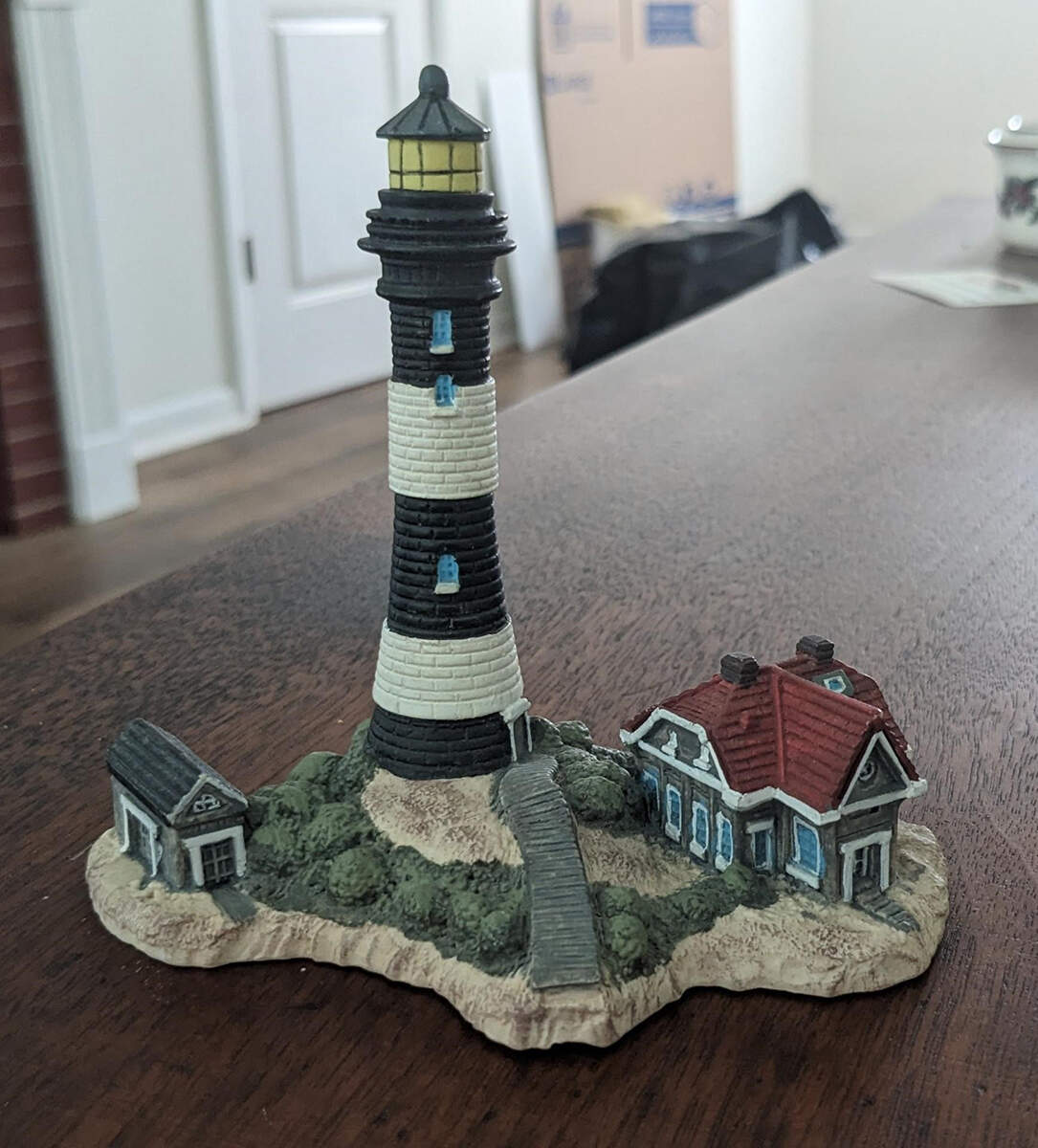 Lighthouse Miniatures Fire Island Light-Ny - No Box by Spoontiques-1