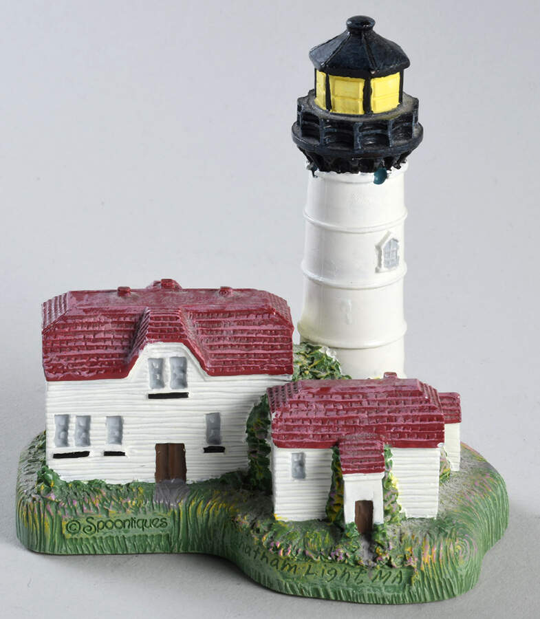 Lighthouse Miniatures Chatham Light, Ma - Boxed by Spoontiques-1