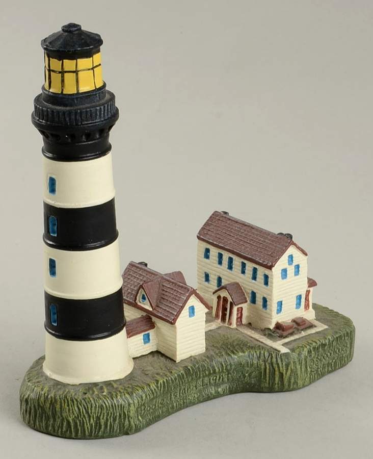 Lighthouse Miniatures Bodie Island, Nc - No Box by Spoontiques-1