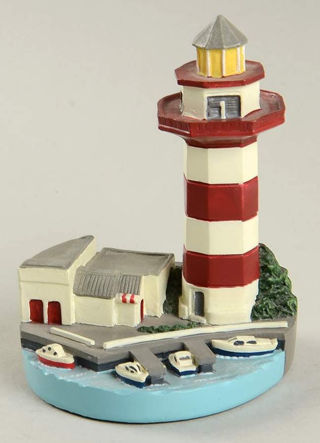 Lighthouse Miniatures Hilton Head Light-Sc - No Box by Spoontiques-1