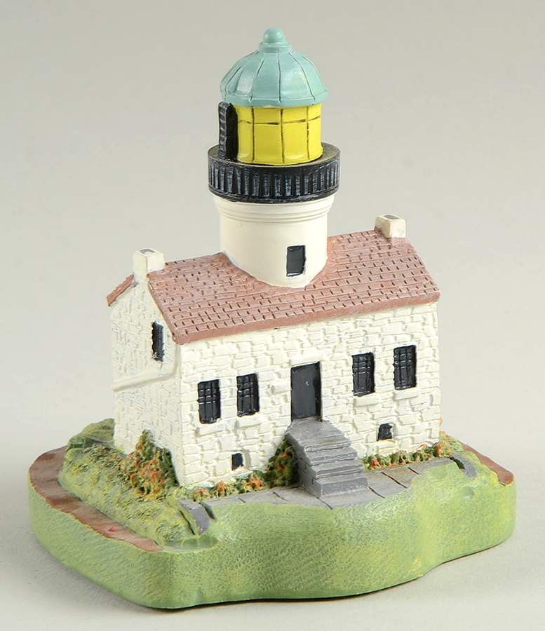 Lighthouse Miniatures Old Point Loma, Ca - No Box by Spoontiques-1