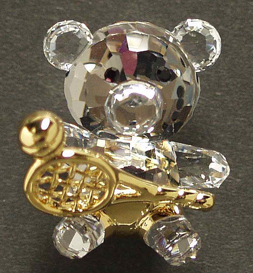 Crystal Memories Brooches Teddy Bear Tennis Player - Boxed by Swarovski-1
