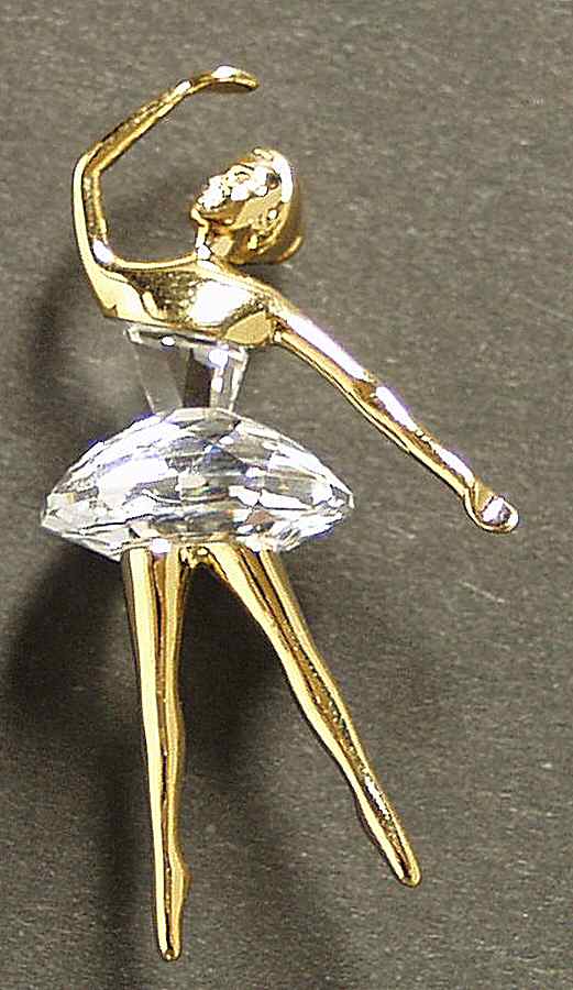 Crystal Memories Brooches Ballerina Margot - Boxed by Swarovski-1