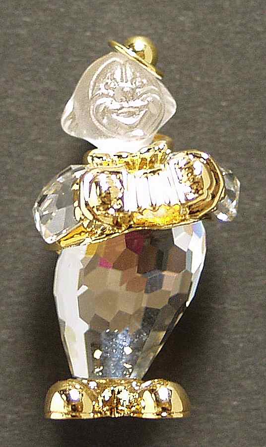 Crystal Memories Brooches Clown With Accordion - Boxed by Swarovski-1