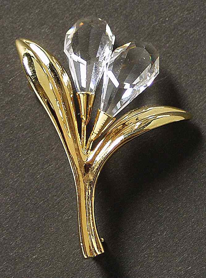 Crystal Memories Brooches Calla Lily - Mini Brooch - No Box by Swarovski-1