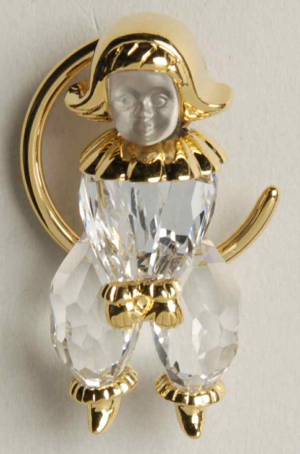 Crystal Memories Brooches Moon Child Sitting - No Box by Swarovski-1