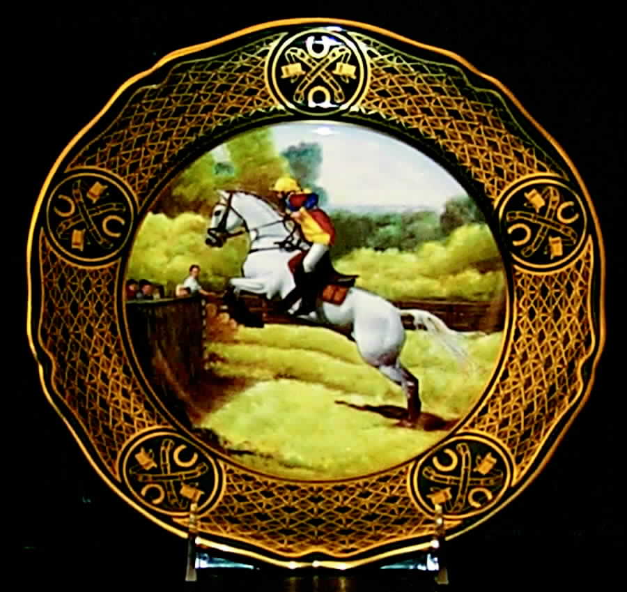 Equestrian Series-Plate Three Day Eventing #1 - No Box by Spode-1