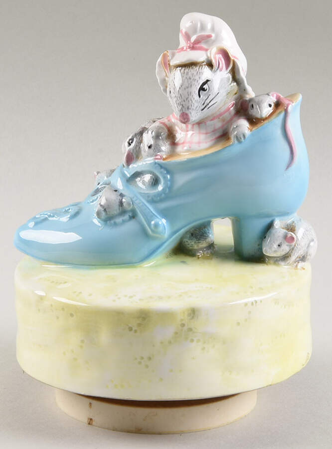 Beatrix Potter-Music Box Old Woman Who Lived In A Shoe - Boxed by Schmid-1