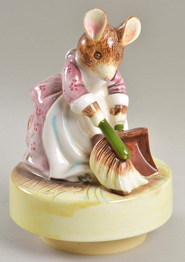 Beatrix Potter-Music Box Hunca Munca - No Box by Schmid-1