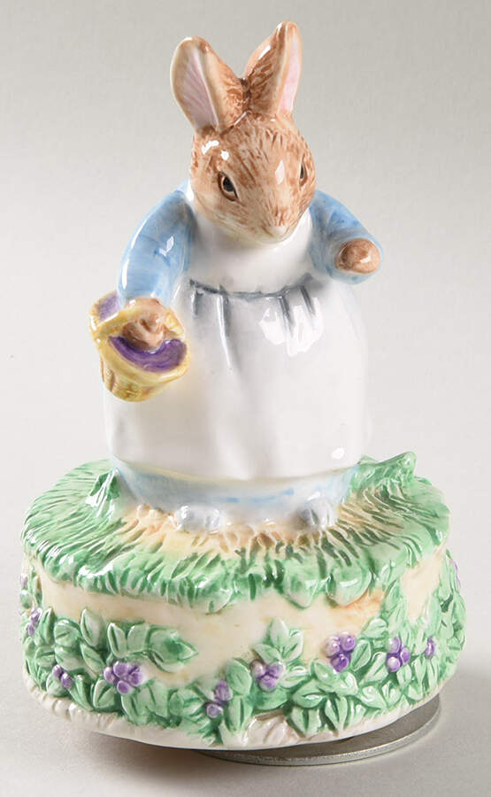 Beatrix Potter-Music Box Mrs. Rabbit - Boxed by Schmid-1