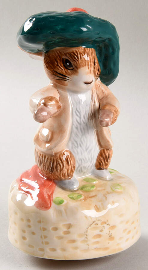 Beatrix Potter-Music Box Benjamin Bunny - No Box by Schmid-1