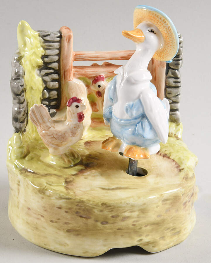 Beatrix Potter-Music Box Drake Puddle-Duck - Boxed by Schmid-1