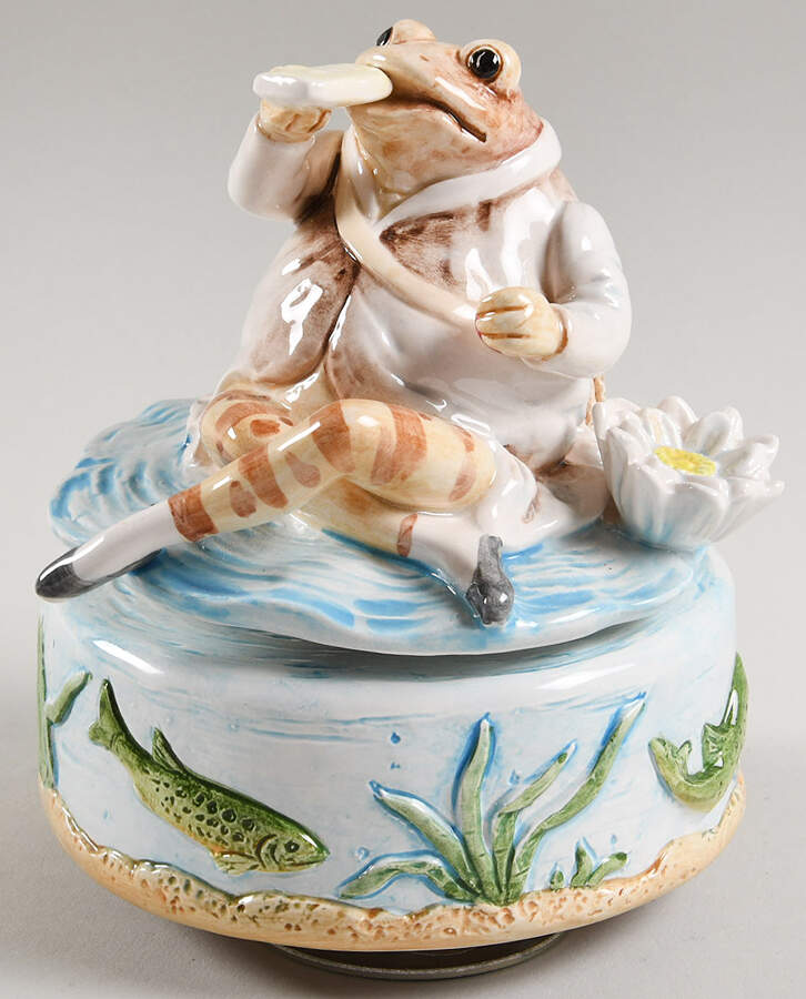 Beatrix Potter-Music Box Jeremy Fisher-Everything Is Beautiful - No Box by Schmid-1