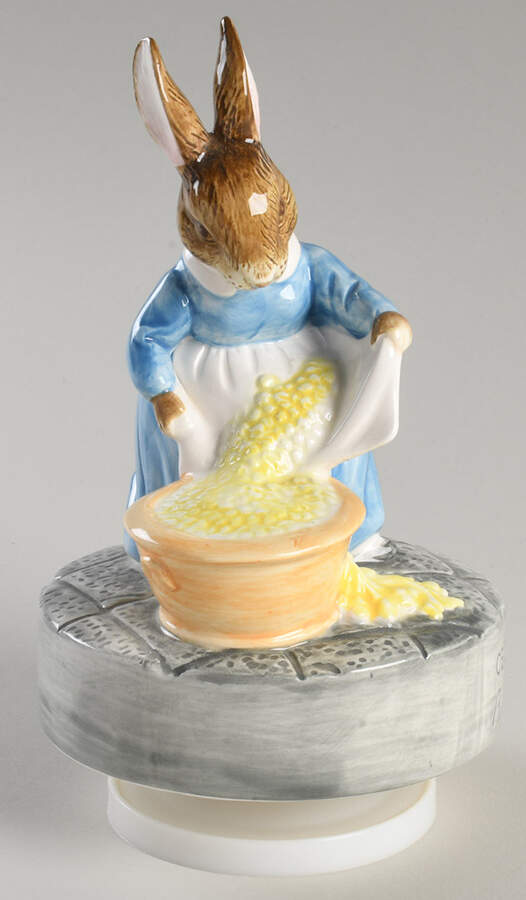 Beatrix Potter-Music Box Cesily Parsleys-Brahms Lullaby - No Box by Schmid-1