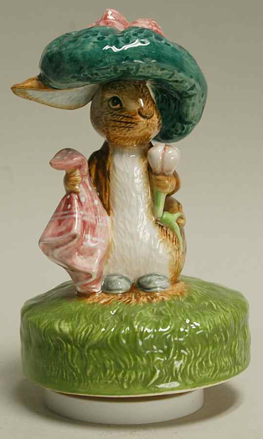 Beatrix Potter-Music Box Benjamin Bunny-Send In The Clowns - Boxed by Schmid-1