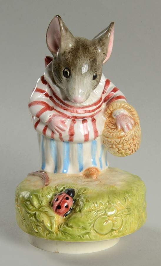 Beatrix Potter-Music Box Mrs. Tittlemouse - No Box by Schmid-1
