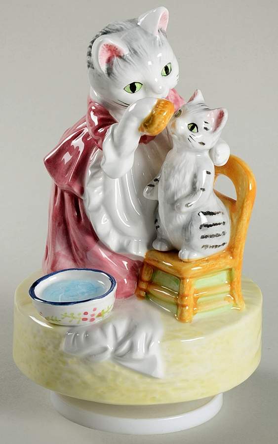 Beatrix Potter-Music Box Mrs.Tabitha Twitchit - No Box by Schmid-1