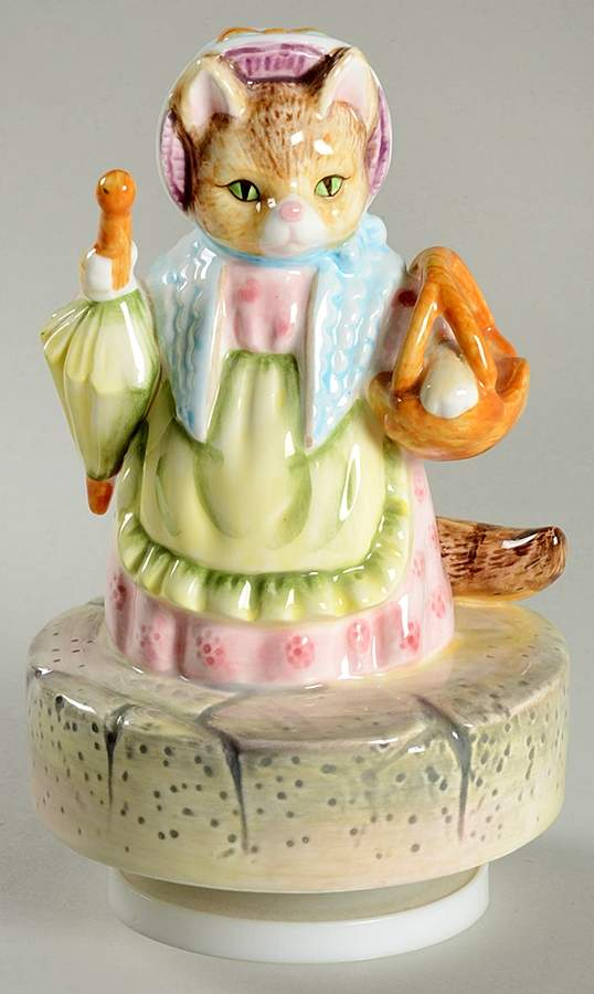 Beatrix Potter-Music Box Mrs Ribby - No Box by Schmid-1