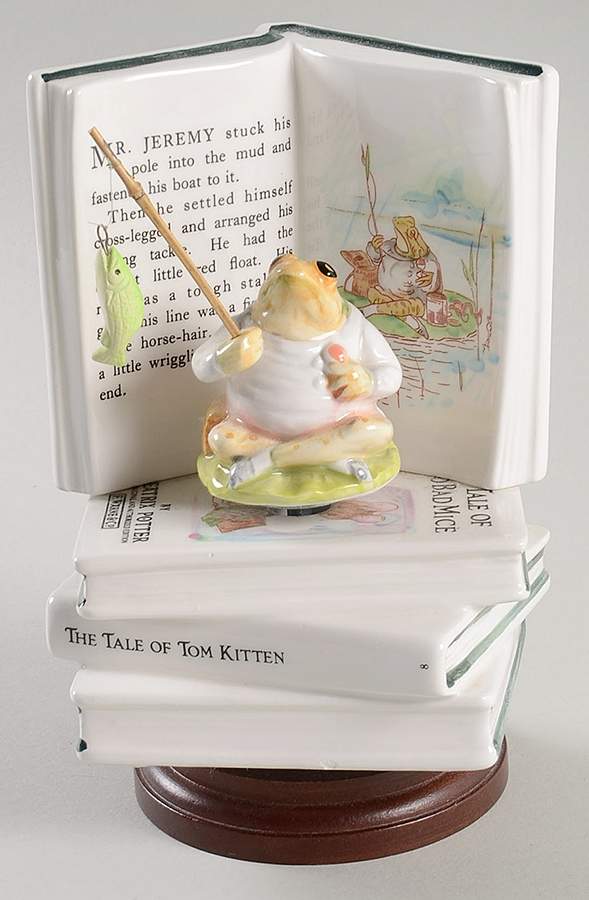 Beatrix Potter-Music Box The Tale Of Mr. Jeremy Fisher - Boxed by Schmid-1