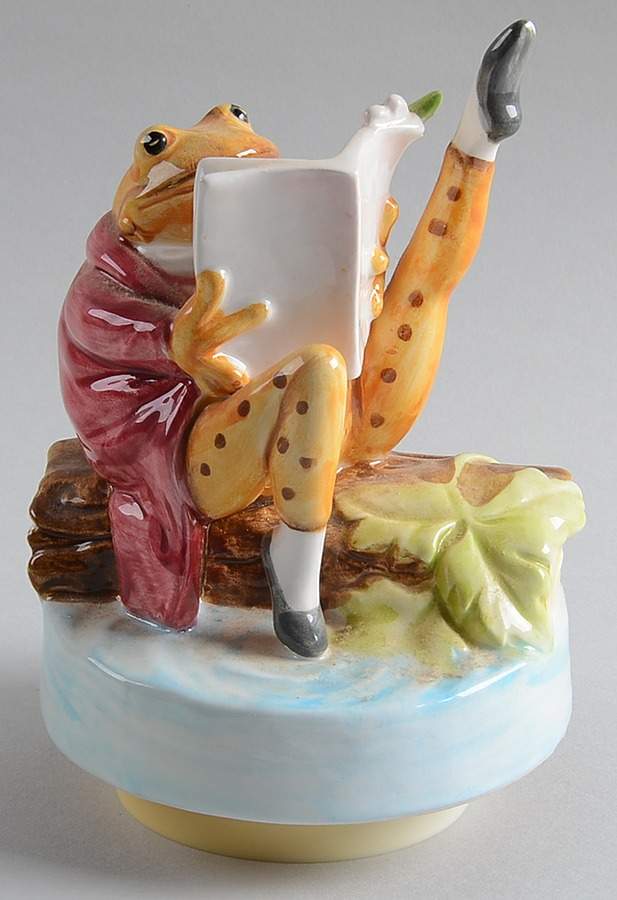 Beatrix Potter-Music Box Mr Jeremy Fisher - No Box by Schmid-1