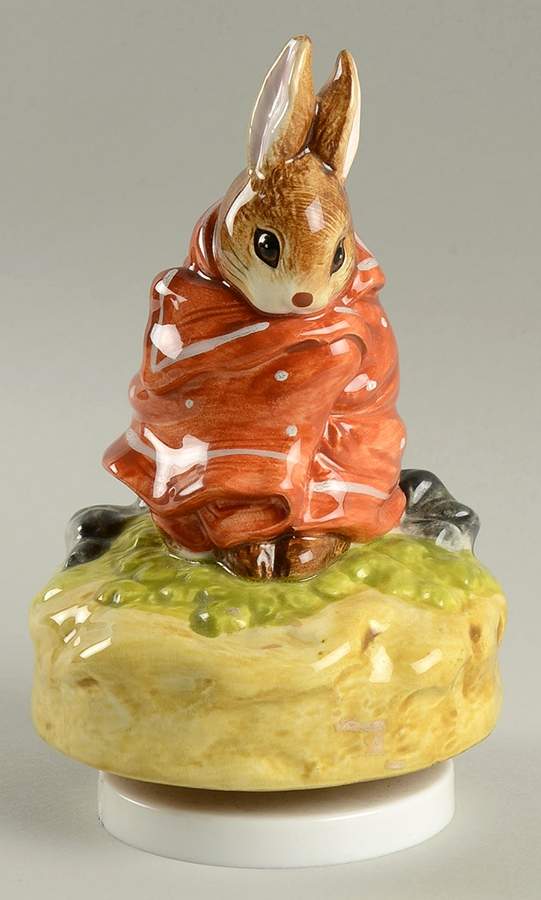 Beatrix Potter-Music Box Poorly Peter Rabbit - No Box by Schmid-1