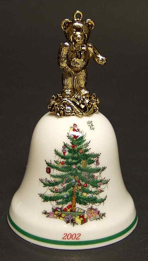 Annual Bell Ornament Teddy Bear - No Box by Spode-1