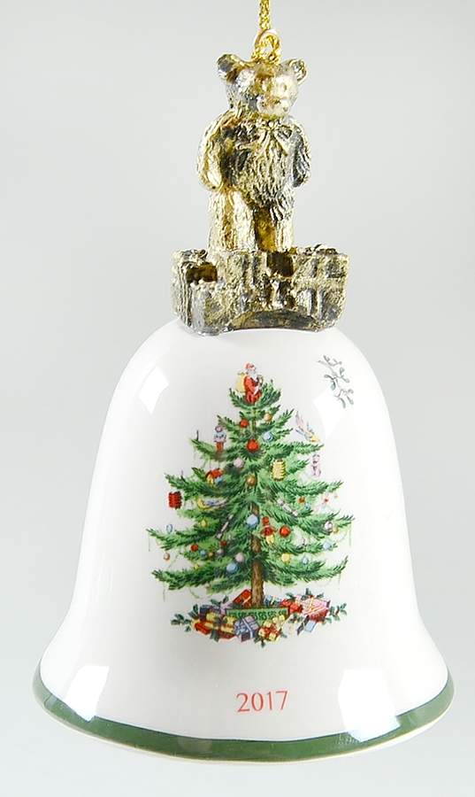 Annual Bell Ornament Teddy Bear - No Box by Spode-1
