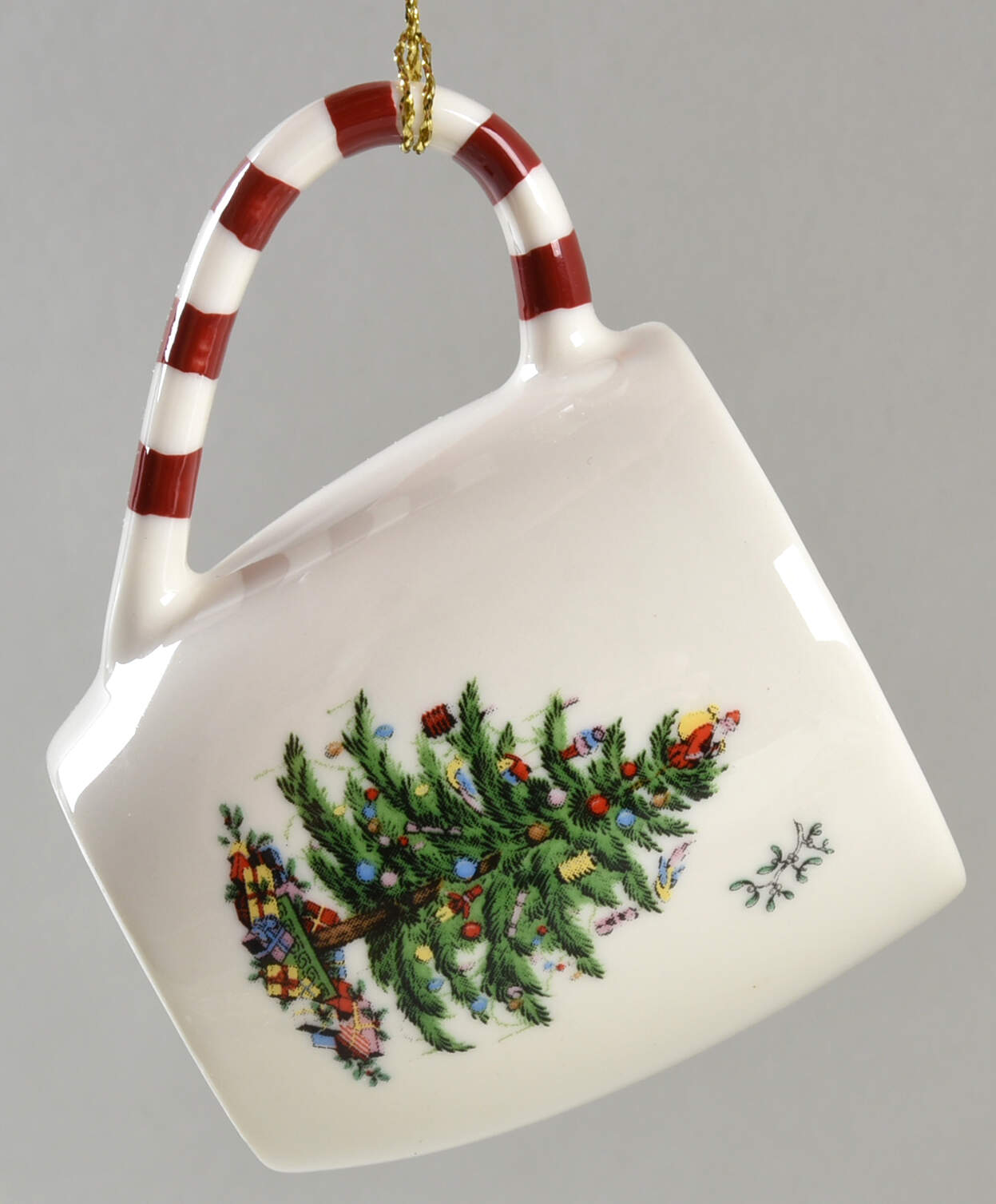 Miniature Ornament Mug W/ Candy Cane Handle - No Box by Spode-1