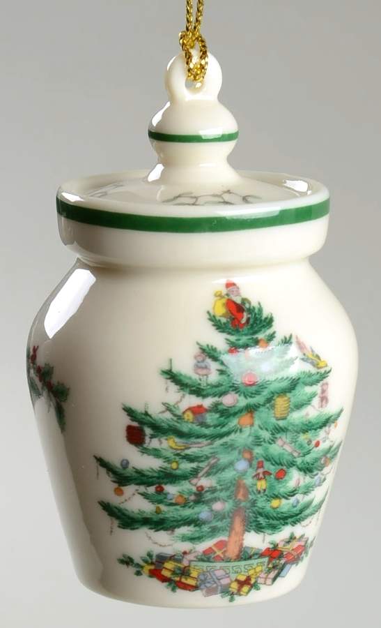 Miniature Ornament Cookie Jar - No Box by Spode-1