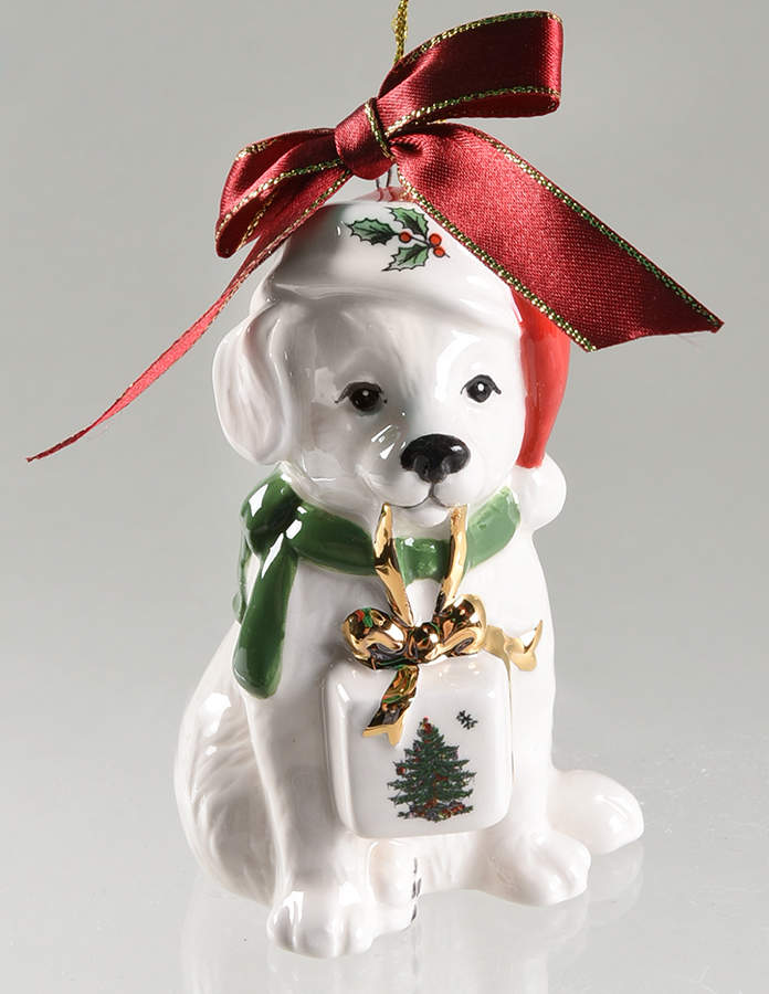 Christmas Tree - Puppies Christmas Dog - No Box by Spode-1
