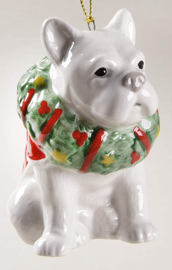 Christmas Tree - Puppies French Bulldog - Boxed by Spode-1