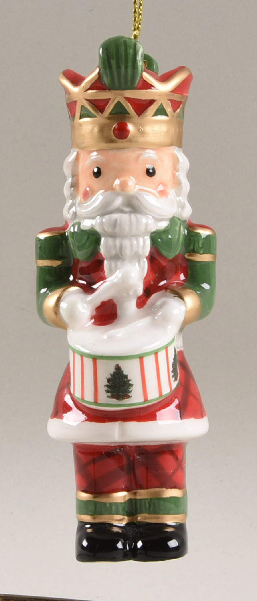 Christmas Tree Ornaments Tartan Nutcracker - Boxed by Spode-1