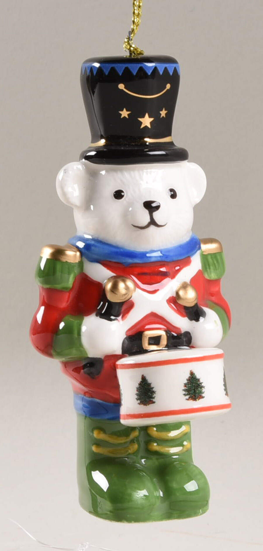 Christmas Tree Ornaments Teddy Bear Nutcracker - Boxed by Spode-1