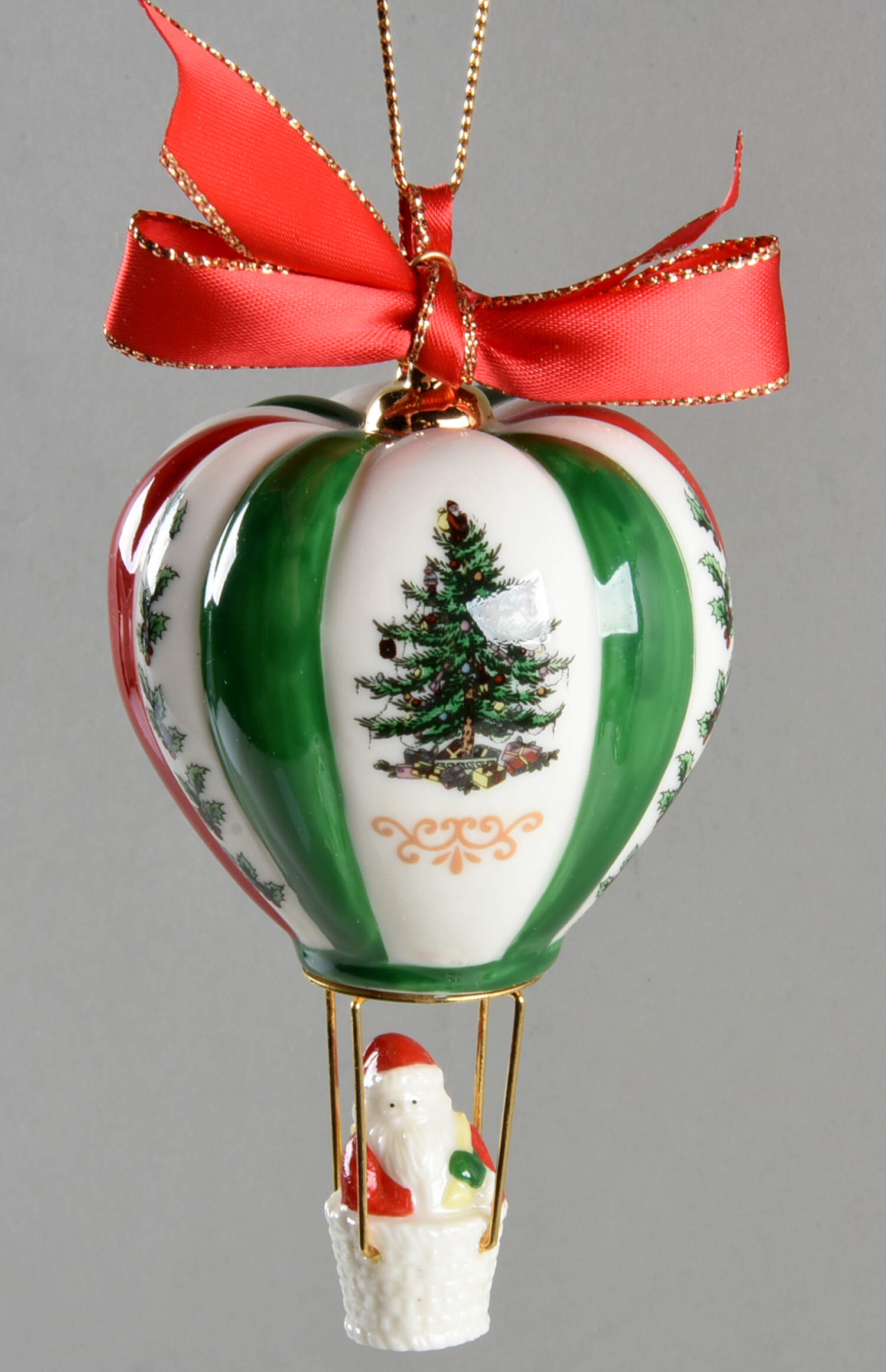 Christmas Tree Ornaments Hot Air Balloon - Boxed by Spode-1