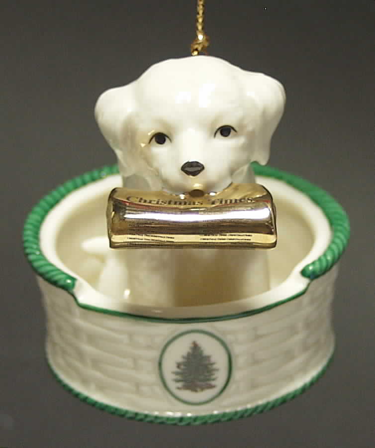 Christmas Tree - Puppies Christmas Puppy - With Box by Spode-1