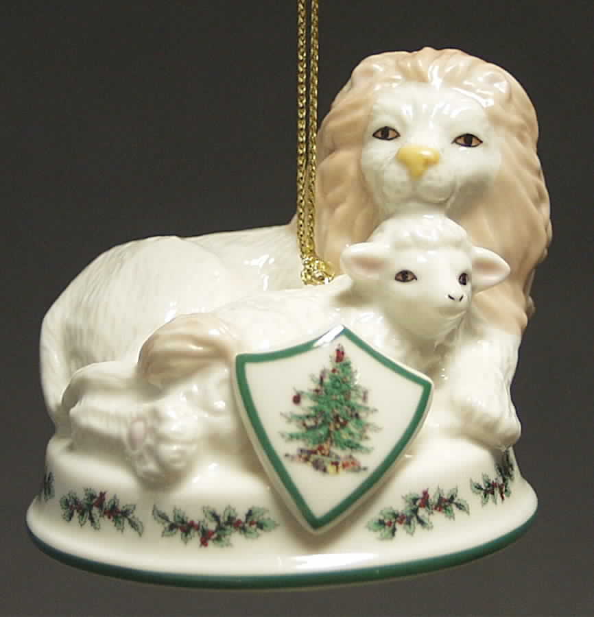 Christmas Tree Ornaments Peaceable Kingdom - Boxed by Spode-1