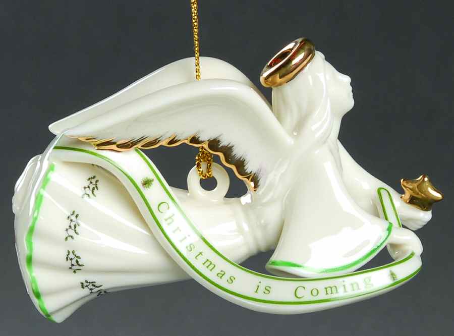 Christmas Tree Ornaments Christmas Is Coming Angel - No Box by Spode-1