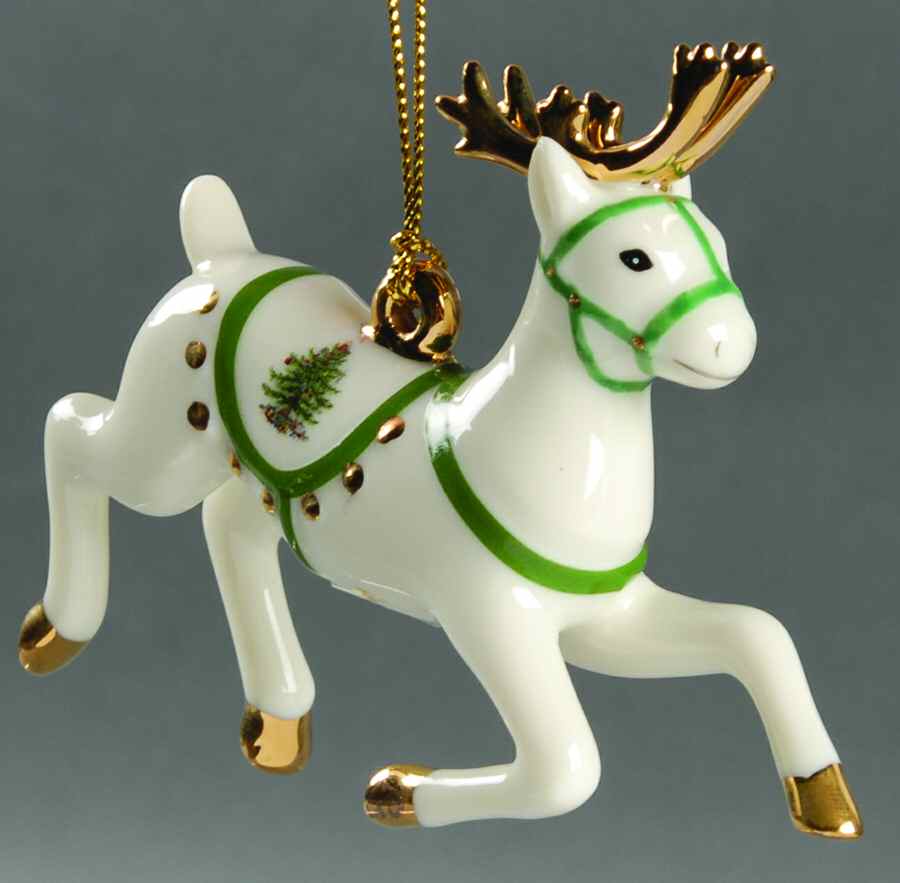 Christmas Tree Ornaments Reindeer - Boxed by Spode-1