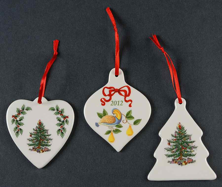Christmas Tree Ornaments Annual Set/3  2012 - Boxed by Spode-1