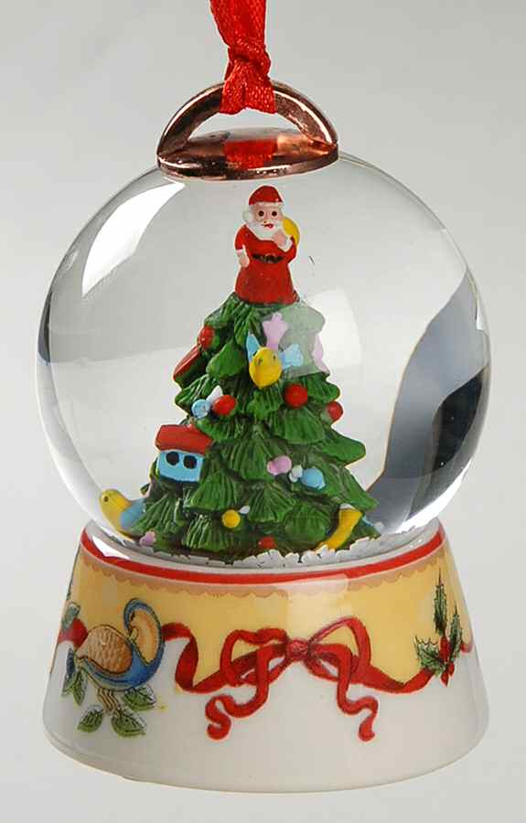 Christmas Tree Ornaments Tree Snowglobe - No Box by Spode-1
