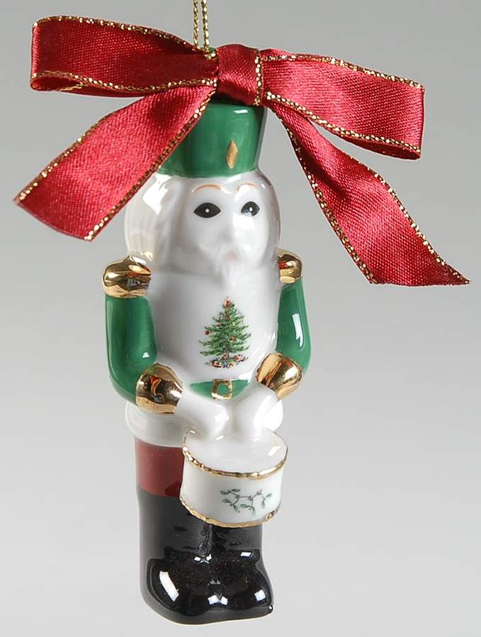 Christmas Tree Ornaments Nutcracker W/ Drum - Boxed by Spode-1