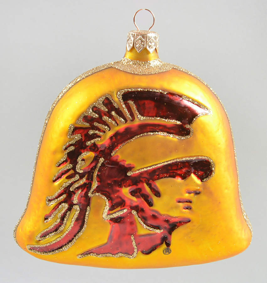 Glasscot Ornaments Southern California Trojans-Disk - Boxed by Slavic Treasures-1