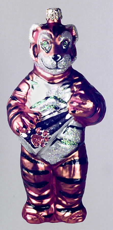 Glasscot Ornaments Clemson Tigers-Figure - No Box by Slavic Treasures-1